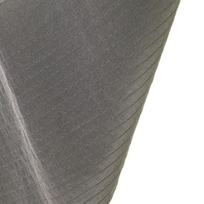 China Polyamide Taffeta Fabric 420T Waterproof Nylon Tear Stop Metallic Yarn Two Tones Black Taffeta Fabric for sale