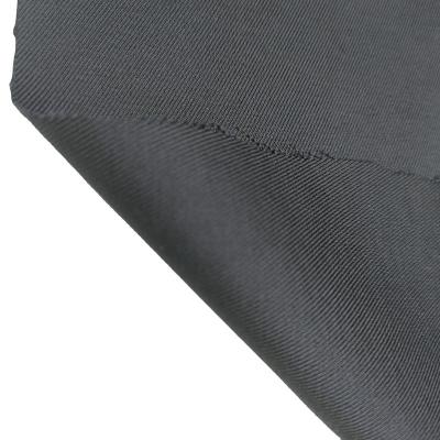 China Stain Repellent 150D Polyester Explosion Seat Gabardine Twill Weft Light Stretch Fine Anti-Static For Workwear Suit for sale