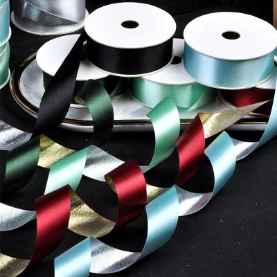 China High Tenacity Double Sided Gift Box Wrap Ribbon For Gifts For Different Occasions for sale