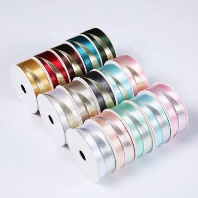 China High Tenacity Customized Double Sided Different Colors Ribbon Ribbon Printing For Gift Wrapping for sale