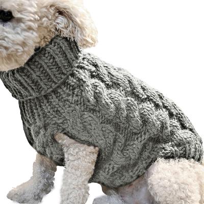 China Sustainable Manufacturer Wholesale Multi-colors Warm Soft Winter Sweater Dog Clothes for sale