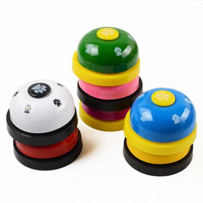 China Viable Metal Pet Dog Training Communication Device Call Plastic Training Bell for sale