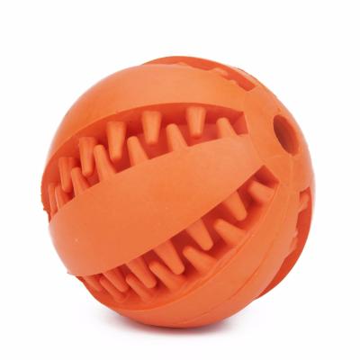 China Viable Chew Ball Leak Food Ball Molars Teeth Bite Resistance Eco Friendly Pet Toys Dog for sale