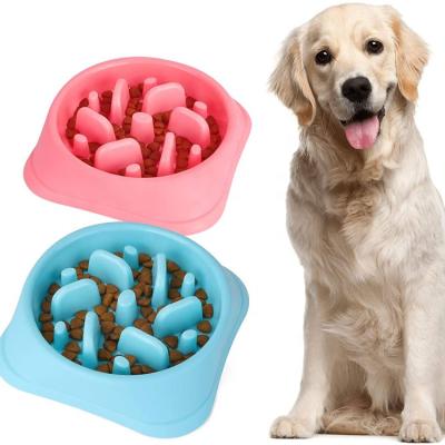 China High Quality Anti-Clog Feeder Amusement Sustainable Slow Feeder Plastic Pet Feeder Bowls For Pet for sale