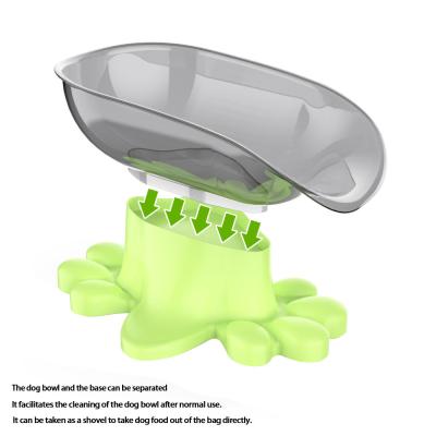 China Sustainable Detachable Portable Luxury Eco Friendly Plastic Dog Bowls Custom Large Dog Bowl for sale