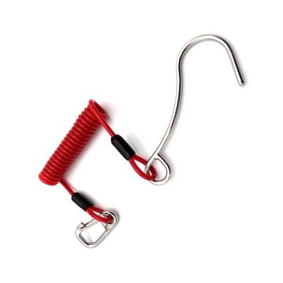 China For Retractable Tool Lanyard Safety Self Retracting Tool Lanyards with Carabiner for sale