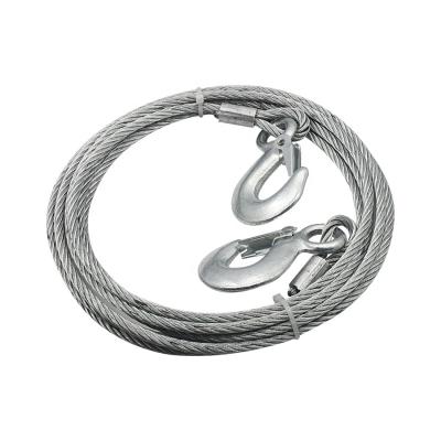 China Construction Wholesale Galvanized Steel Superflex Wire Rope Sling Emergency Tow Rope for sale