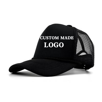 China Wholesale Hot Selling JOINT Logo Embroidery 5 Panel Custom Mesh High Quality Crown Foam Trucker Empty Soft Hat With Rope for sale