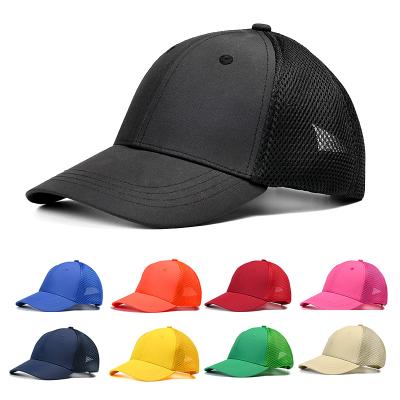 China COMMON Wholesale Good Quality Running Customized Black Dry Fit Single Polo Man Breathable Gym Plain Sports Caps Hat 2022 Quick Dry for sale