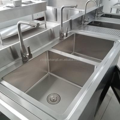 China Without Faucet Kitchen Sink 304 Stainless Steel Handmade Wash Sink for sale