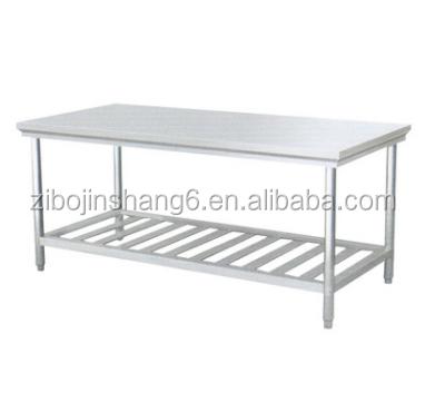 China Easy Clean Stainless Steel Kitchen Work Tables for sale