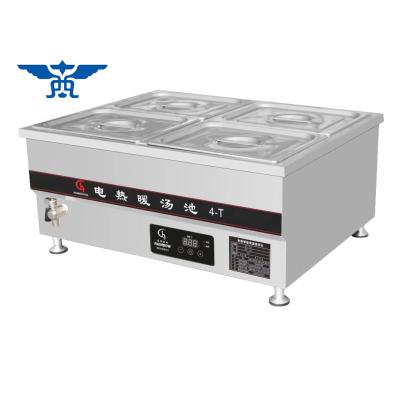 China Hotel/Restaurant/Kitchen Bain Maries Induction Stainless Steel with Glass Electric Bain Marie for sale