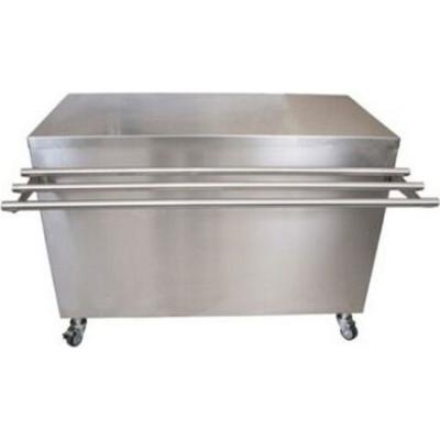 China Easily Cleaned Hotel Restaurant Shake Stainless Steel Hot Food Serving Counter With Collapsible Dish Rack Commercial Kitchen for sale