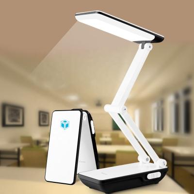 China Lighting Functions YAGE 1200mAH Lithium Battery USB Rechargeable USB Desk Lamp Modern Dimmable Foldable LED Table Lamp for Dormitory for sale