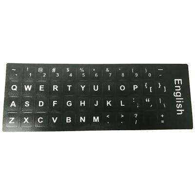 China Custom Key Print Decorative English Keyboard Stickers Sticker Decals For Hp FRTS Laptops for sale