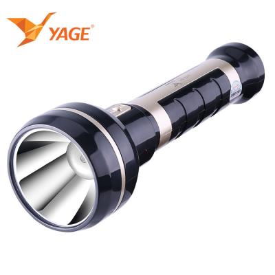 China YAGE Handle LED Rechargeable Flashlight 3W LED Long Torch Built In mAh Convenient Recharge Light 1750 for sale