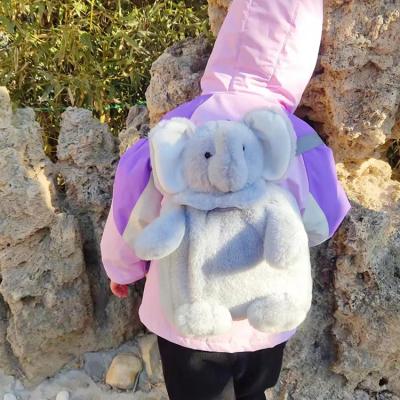 China Newest Plush Toy Plush Backpack, Cute Cartoon Cat Soft Warm Schoolbag Plush Animal Style Children Plush Toy for sale