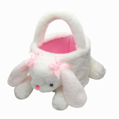 China Sustainable Kids Bags Storage Plush& Stuffed Easter Toy Basket for sale