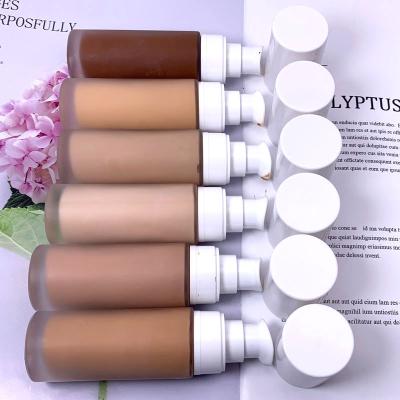 China Moisturizer 10 Color Full Coverage Private Label Waterproof Natural Makeup Liquid Foundation for sale