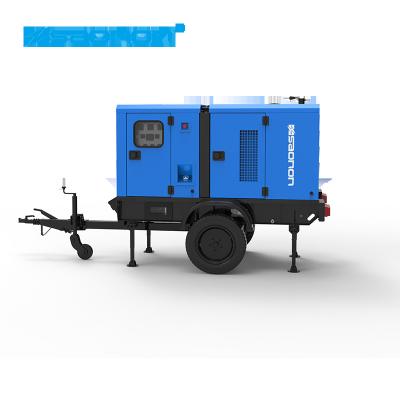 China SAONON 70kVA diesel generator trailer with two wheels hot sale 8 hours keep running for sale