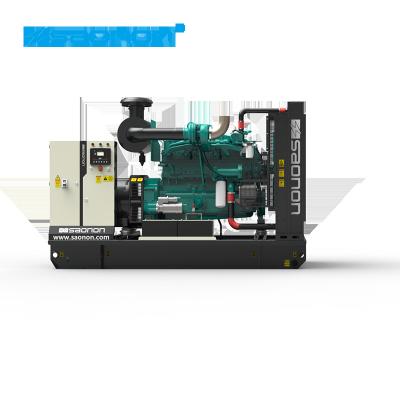 China Good Quality SAONON S715CC 715kVA Diesel Open Type Genset With Controller Hot Sale 8 Hours Keep Running for sale