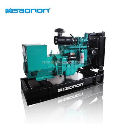 China Saonon Electric Main Power 135kVA Open Type Genset Diesel Generator S145HC for sale