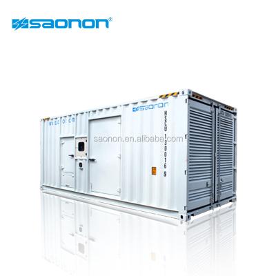 China Hot sale product 1375kva diesel generator containerized genset with 40FT canopy S1375CCS for sale