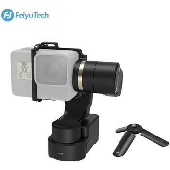 China Feiyu WG2X Bike Bicycle Helmet Car Munting Sports Camera Triaxial Handheld Gimbal Stabilizer for Go Pro Action Camera 1 Kg for sale