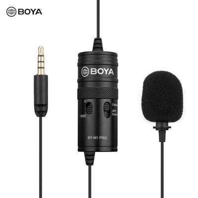 China Detachable Condenser MIC Mic Single Head Pro Lavalier Microphone Omnidirectional Microphone BOYA BY-M1 For Smartphone DSLR Camcorder Audio for sale