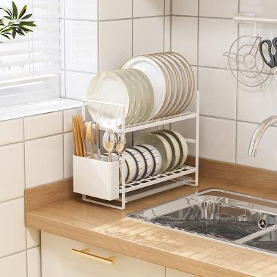 China 15 cm Wide New Product 15 cm Wide Free Installation Dish Rack Dish Organizer Kitchen Storage Racks for sale