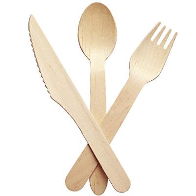 China Disposable Wooden Palm Leaf Cutlery Set Forks Knife Spoons Perfect Alternative For Plastic Tableware for sale