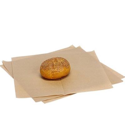 China 12inch Biodegradable Natural Food Wrapping Paper Hamburger Wrapping Tissue for sale