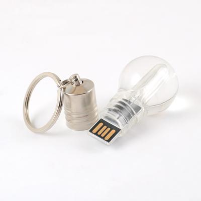 China Lightbulb Shaped Custom Crystal Flash Drive 90x30cm zu verkaufen