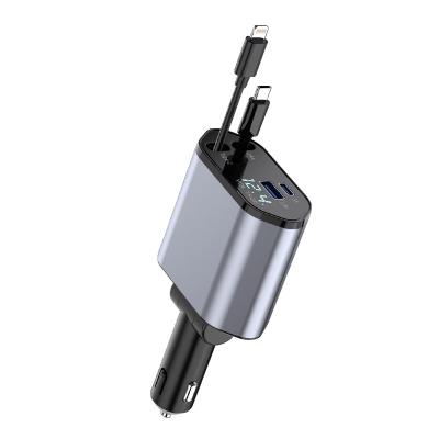 China USB-C-uitgang 5V/3A snellader voor auto's voor 12-24V nominale spanning Te koop