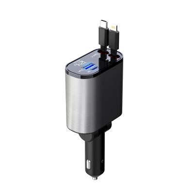 China Compact 139*65*34.5mm Car Charger with 2 USB Part Output 5V/2.4A for sale