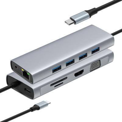 Китай Быстрый алюминиевый многопортовый хаб HDMI и USB для улучшения подключения продается