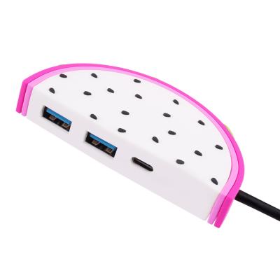 China Adaptador de Data Hub de Alta Velocidade de 5 Gbps com Casing de PVC durável à venda