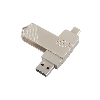 China Metal Type C Twist Shaped Fast Speed Usb Flash Drive 3.0 And USB 2.0 And Type C for sale