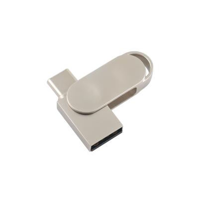 China Waterproof Metal USB PD Flash Drive With Silver USB 2.0 USB 3.0 And Type C for sale