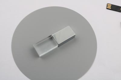 China Graveer van de de Stok64gb 128GB Flits van Logo Crystal USB de Aandrijving 15MB/S Te koop