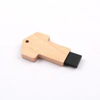 China A chaveta de movimentação instantânea de madeira de USB do bordo deu forma à leitura rápida 64GB 128GB 256GB à venda