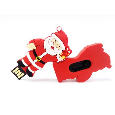 Cina Chiavetta USB 2,0 15MB/S 64GB 128GB del personaggio dei cartoni animati del regalo di Natale in vendita