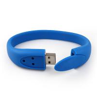 China bracelete feito sob encomenda 2,0 do Usb do silicone de 64G 128G memória 3,0 80MB/S completa à venda