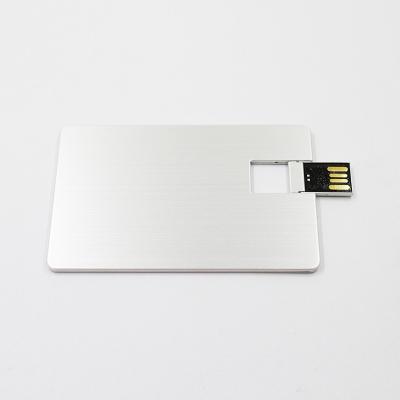 China Van de het Metaalcreditcard van 32GB 64GB van de de stijl usb aandrijving UDP flits 2,0 80MB/S Te koop