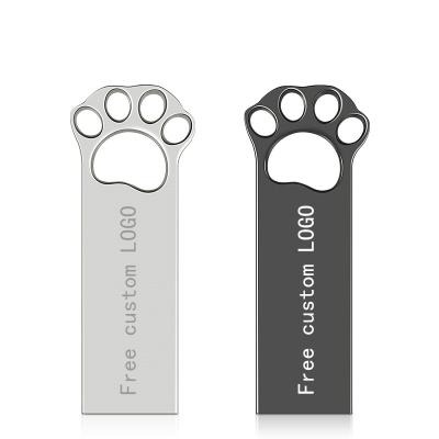 Cina Velocità della chiavetta USB 2,0 128GB 256GB 15MB/S di Paw Shapes Metal del cane in vendita