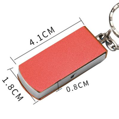 China 360 Degrees Twist USB Drive Laser Logo Metal Fast Speed USB Flash Drive for sale