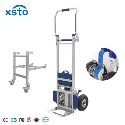 China Electric Powered Climbing Hand Truck Stair Climber Hot Sale 200kg Large Capacity Automatic Stair Climbing Hand Truck for sale