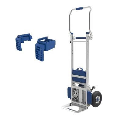 China Power Motorized Hand Trolley New Arrival Aluminum Brake Lithium-ion 200kg Capacity Operated Stair Trolley Climbing Hand Truck for sale