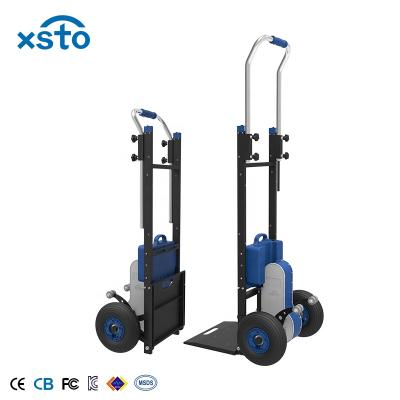 China Power Motorized Hand Trolley XSTO China Hand Truck STEEL Made Stair Climber Lithium-ion Powered Stair Climbing Trolley ZW4170D for sale