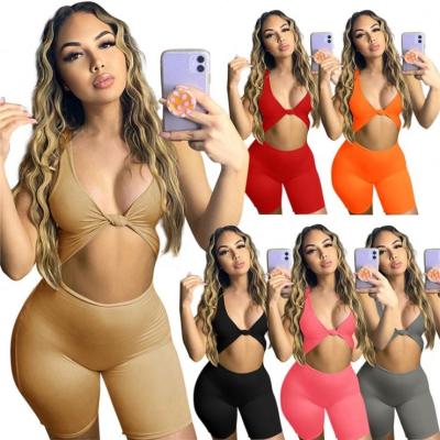 China 2021 Hot Selling Bodycon Overalls 2021 Summer Amazon Anti-Static Hot Selling Women Bodycon Overalls for sale